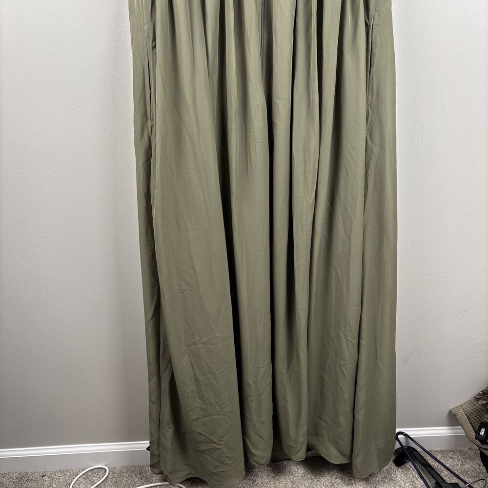 Birdy Grey Bridesmaid dress Thyme Green V-Neck Dress with Pleated Bodice Laurie - Picture 8 of 10
